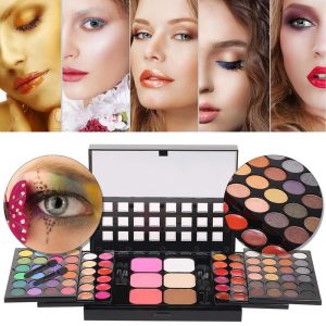 78 Colors Eyeshadow Palette Lip Gloss Foundation Powder Makeup Set
