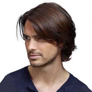 Man’s Wig Top Toupee Synthetic Wigs For Male Natural Hairline
