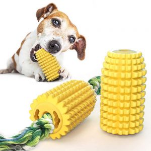 Pet Chew Toys Bite Resistant Corn Molar Dog Cat Toothbrush