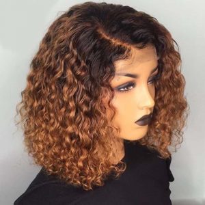 Short Women Wigs Wavy Lace Front Wigs Brazilian Remy Hair