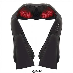 Back Neck Shoulder Massager U-Shape Infrared Kneading Therapy Body Massage