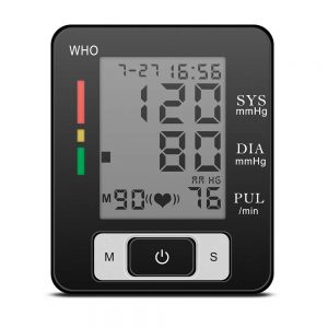 Wrist Blood Pressure Meter Heart Rate Monitor Portable Bp Machine